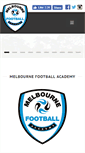 Mobile Screenshot of melbournefootballacademy.com.au
